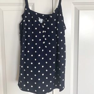 Polka-dot tank top